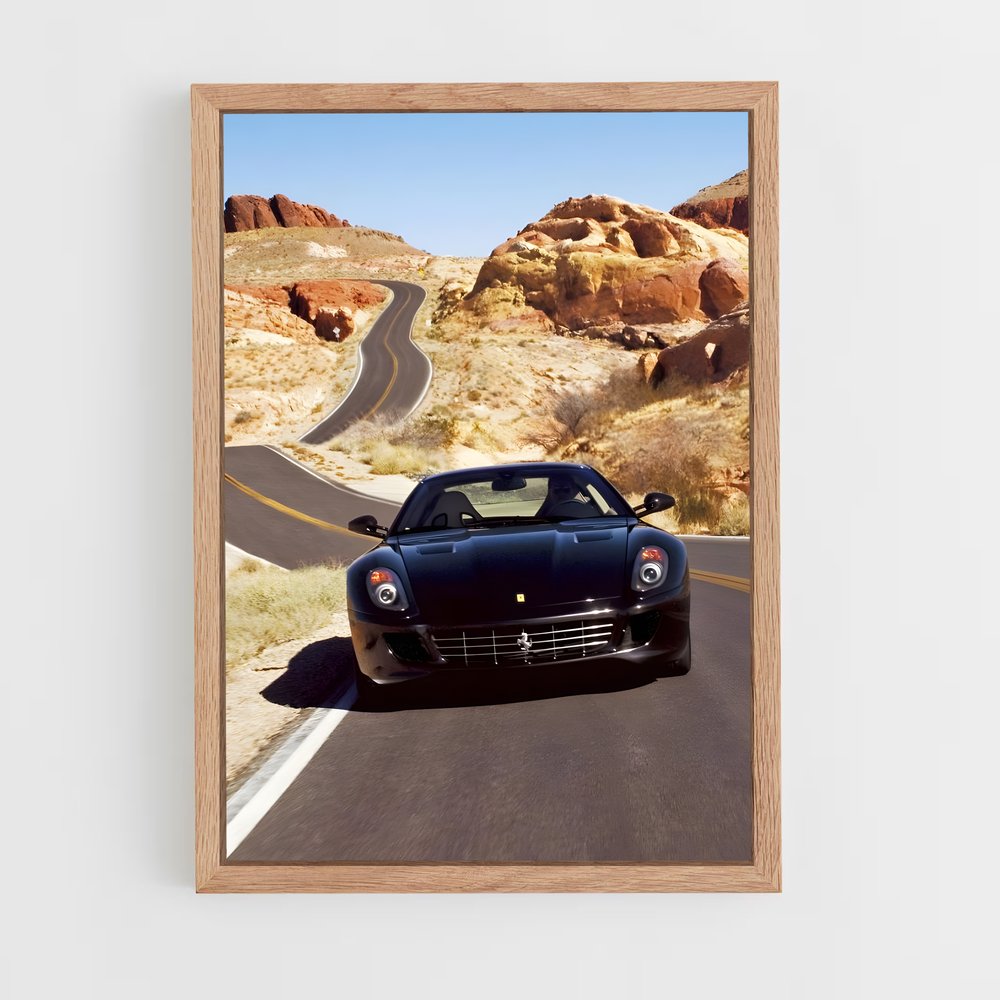 Poster Route 599 – affiche Ferrari (vue 4)